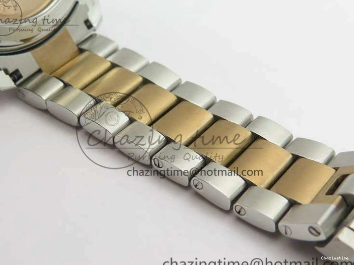 0412 Seamaster Pro Chrono SS RG OM Best Edition Blue Ceramic Blue Dial On SS RG Bracelet A Snug 8129